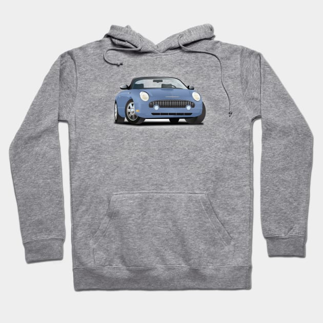 2002-2005 Retro Ford Thunderbird Hoodie by PauHanaDesign